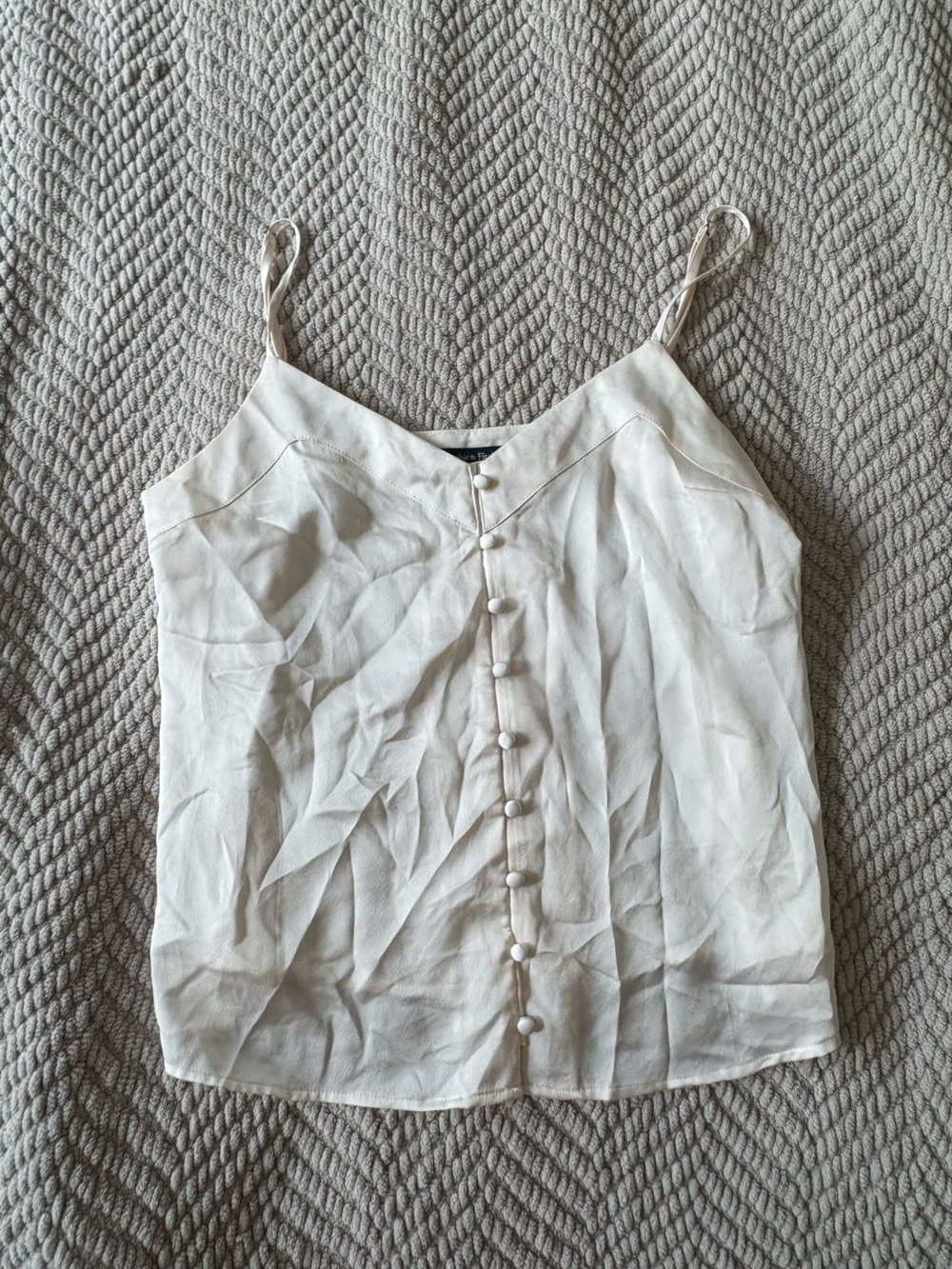 Abercrombie & Fitch Cream Spaghetti Strap Camisole